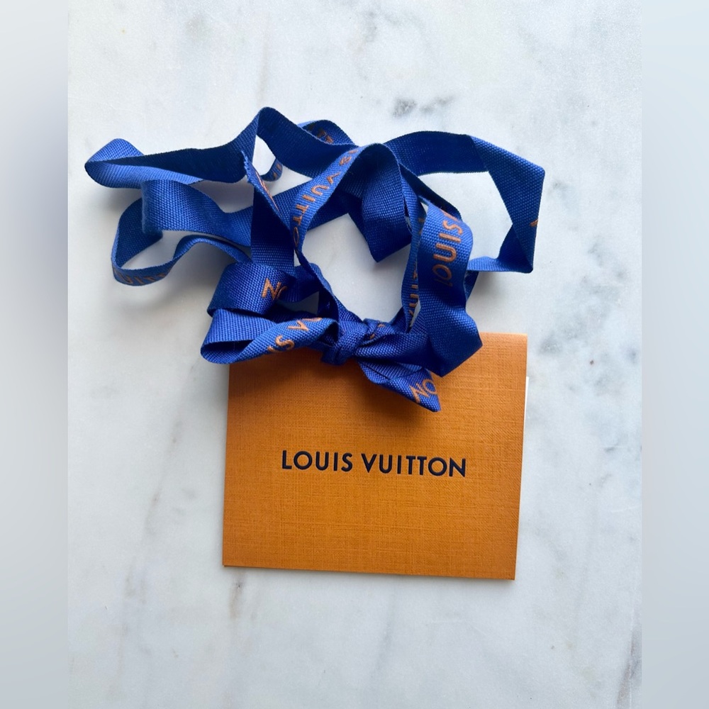 Louis Vuitton Gift Card Sleeve w/ String, Blank Card & Envelope for Wallet Box